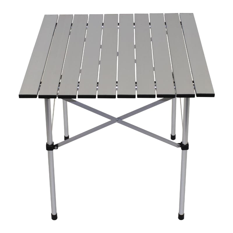Fox Outdoor Camping Rolltisch aus Aluminium, klappbar
