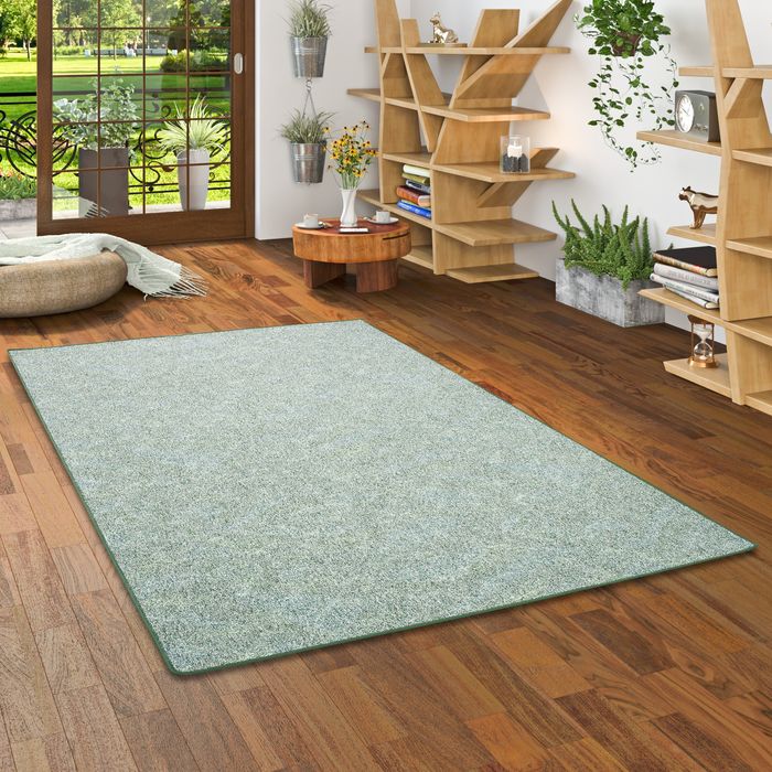 Memory - Tapis à boucles - Vert Moucheté 