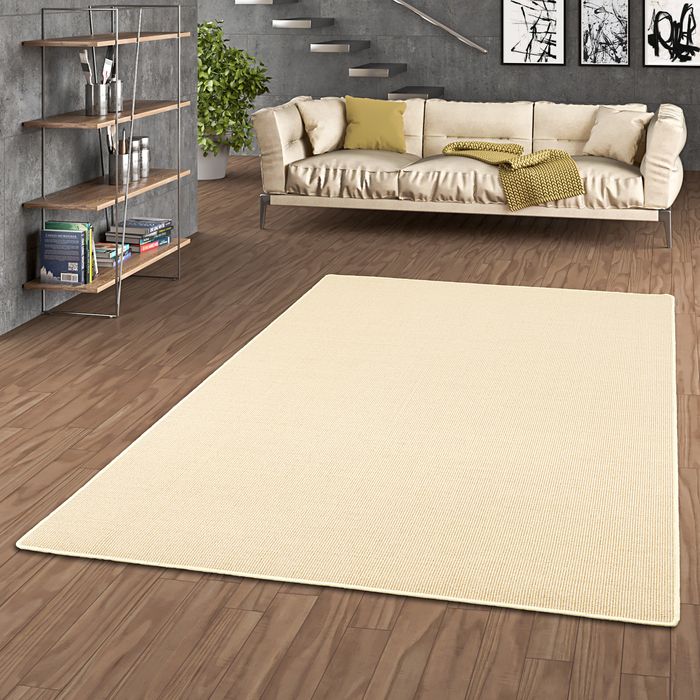 Sisal Natur Teppich Dekowe Creme