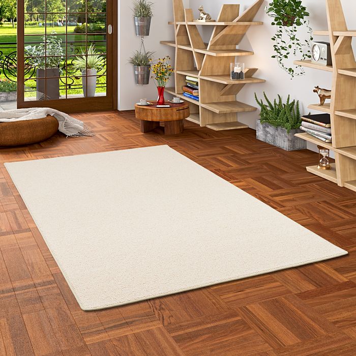Natur Wolle Teppich Berber Malta Beige