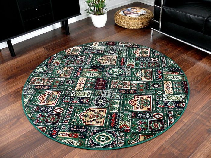 Orient Teppich Empire Grün Rund 