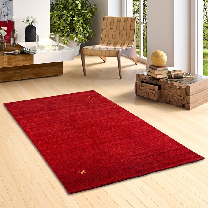 Natur Teppich Indo Nepal Gabbeh Shiva Rot