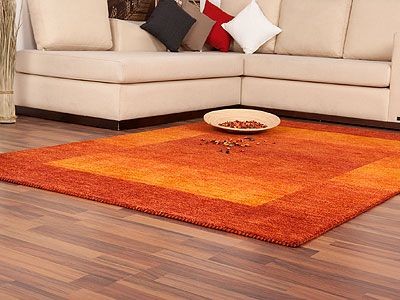 Gabbeh Teppich Salsa Terrakotta Verlauf 