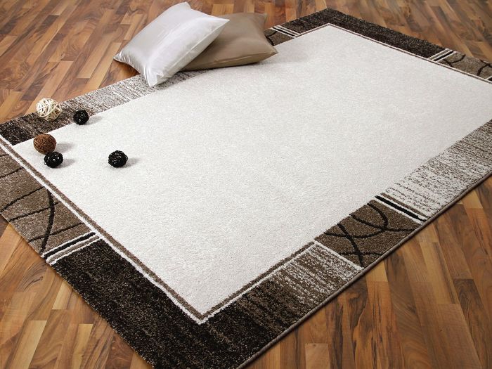 Designer Teppich Softstar Beige Sand Trend 