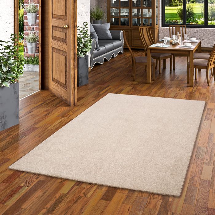 Belini - Tapis velours à poils hauts - Beige Mélange