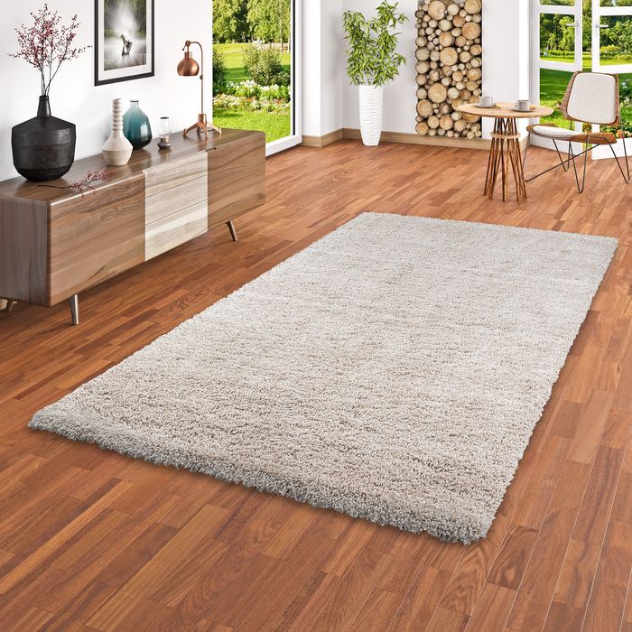 Luxury - Tapis Shaggy à poils longs - Champagne