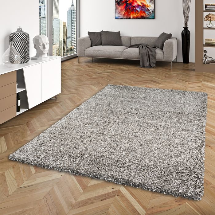 Luxury - Tapis Shaggy à poils longs -  taupe