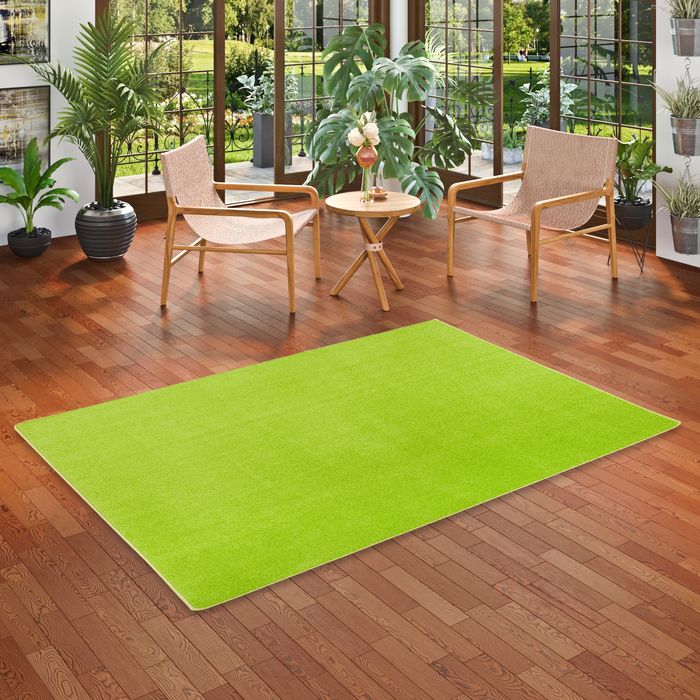 Tapis Joy Velours Vert Herbe