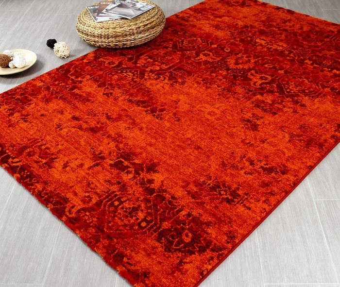 Designer Teppich Arizona Indie Rot
