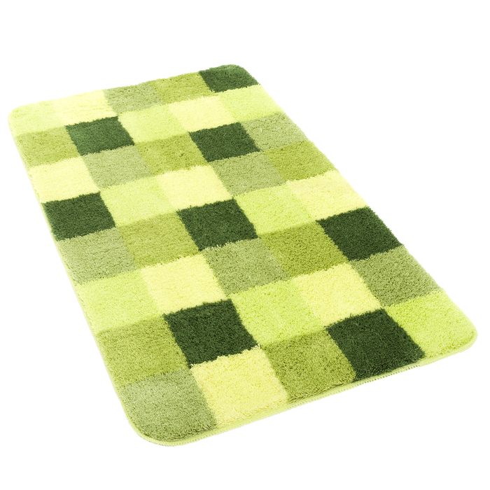 Pacific Bikar - Tapis de bain - vert carreaux
