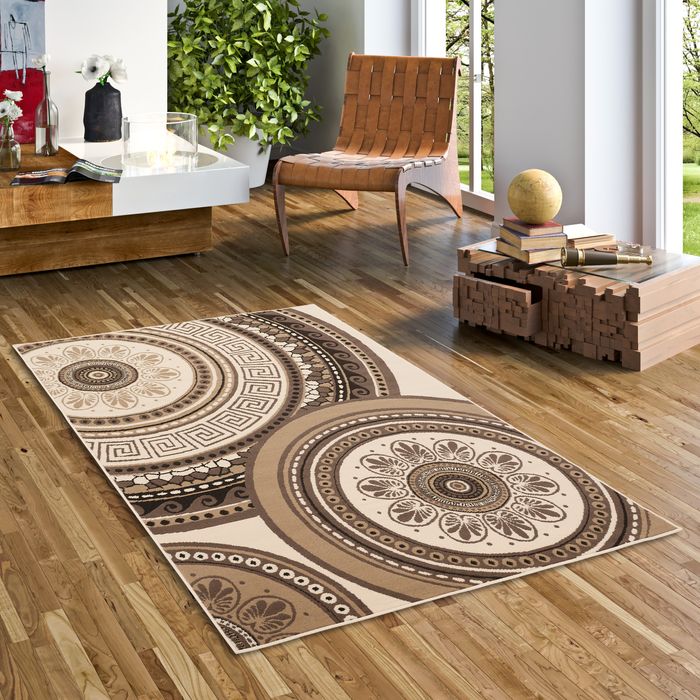 Teppich Trendline Mandala Beige Braun