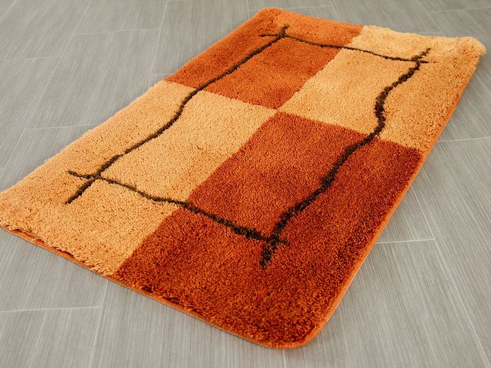 Pacific Badteppich Ellice Orange in 5 Größen