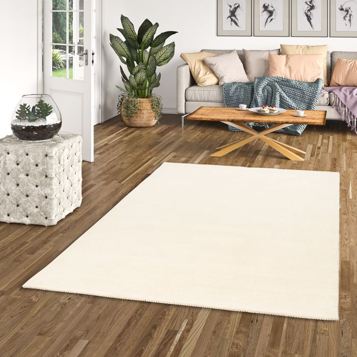 Natur Teppich Indo Gabbeh Ella Creme