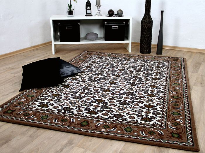 Natur Orientteppich Royal Beige Braun Herati