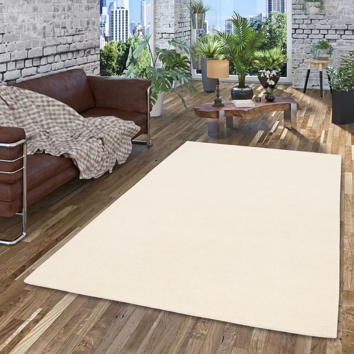 Aruna - Tapis naturel Berbère - Laine Blanc - 6 tailles disponibles