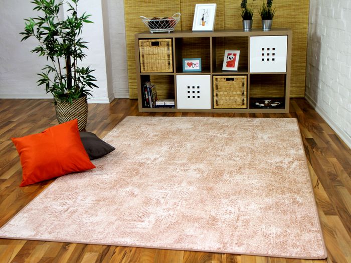 Vintage - Designer Soft-Velours Tapis - Terre Cuite