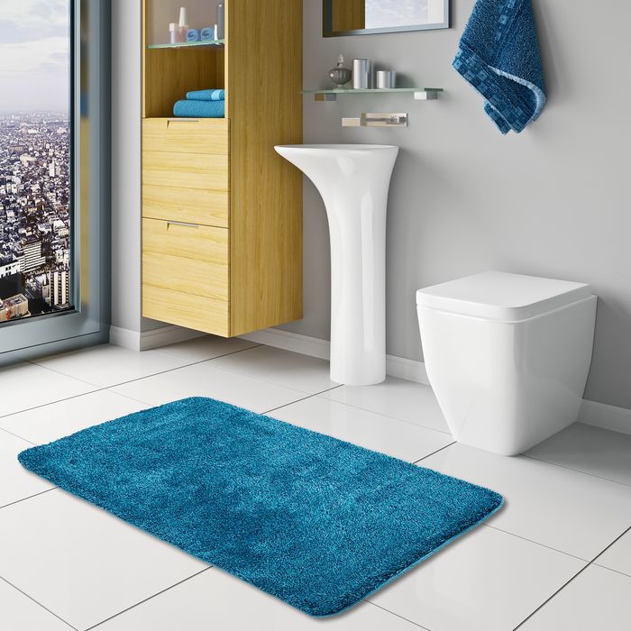Pacific Badteppich Chillout Blau Mix in 5 Größen