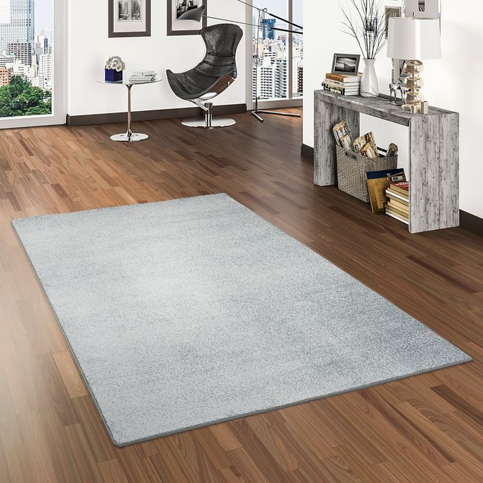 Hochflor Velours Teppich Luna Stone