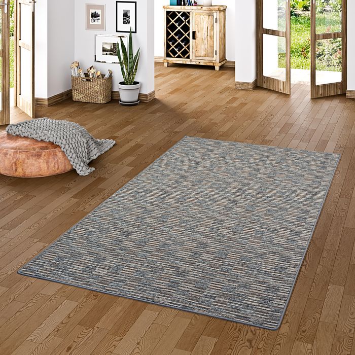 Streifenberber Teppich Modern Stripes Anthrazit