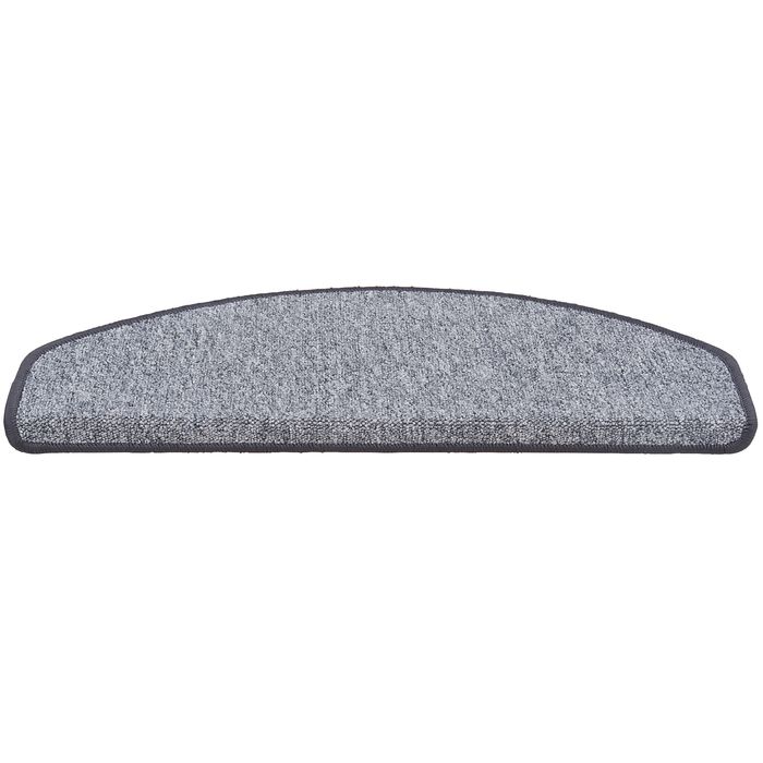 Strong - Trend boucles tapis marche escalier - Gris Argenté (semi-circulaire)