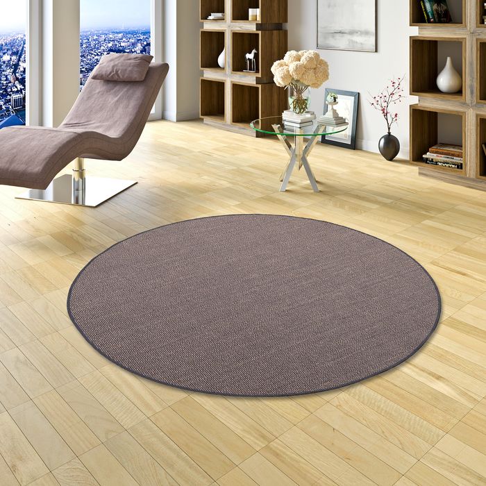 Sisal Natur Teppich Astra Stone Mix Rund