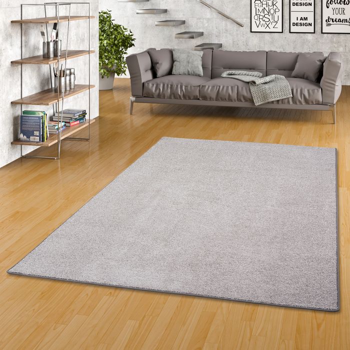 Luxus Soft Velours Teppich Shine Taupe