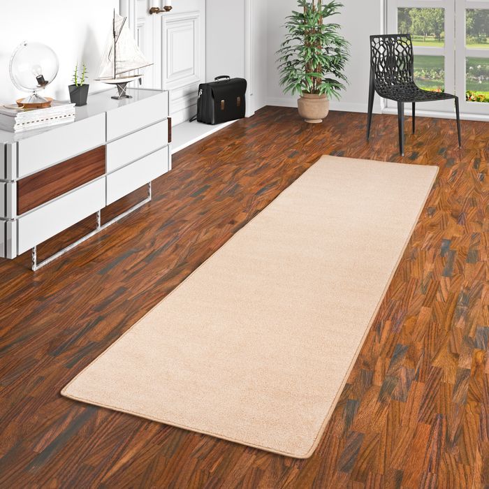 Tapis Coureur Joy Velours Beige
