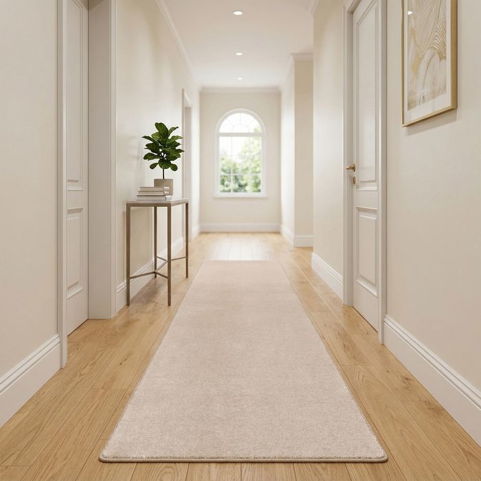 Touch -  Tapis long couloir - Tapis en velours de luxe à poils longs - Naturel