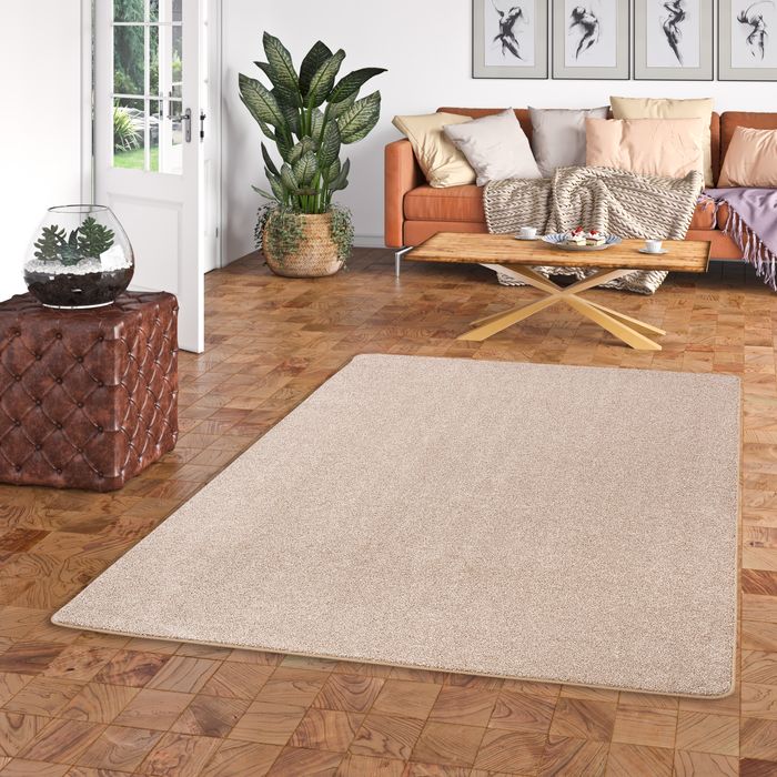 Luxus Velours Teppich Laguna Soft Beige