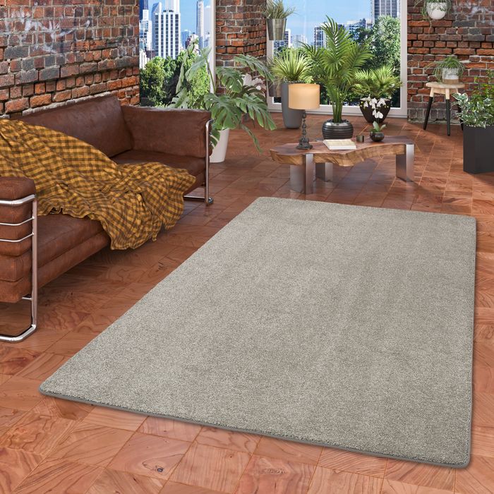 Luxus Velours Teppich Laguna Soft Stone