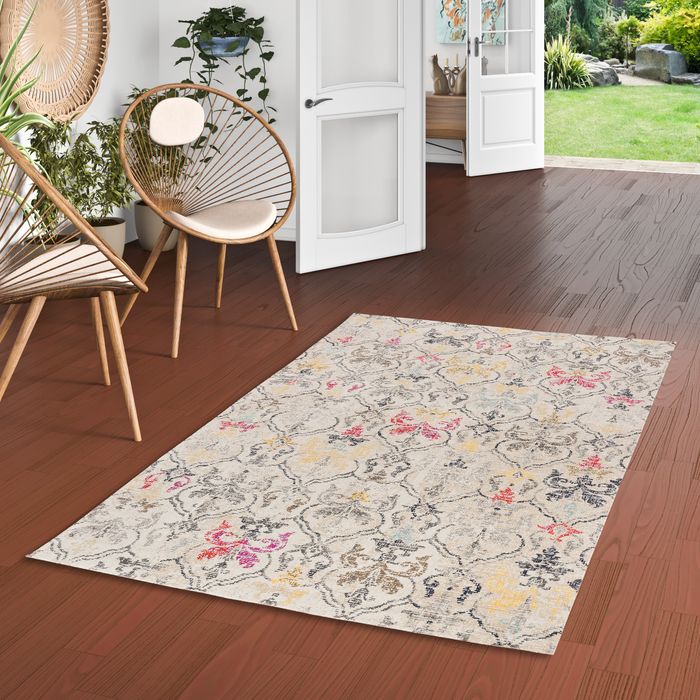 Designer Teppich Vintage Zoe Modern Bunt Vintage Barock