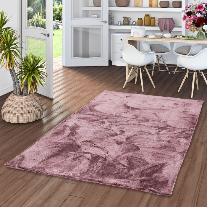 Plush - Tapis de luxe en fourrure synthétique super doux - Baie Moucheté