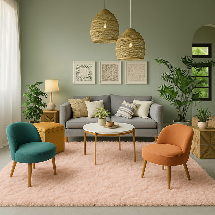 Luxus Super Soft Fellteppich Aspen Rosa