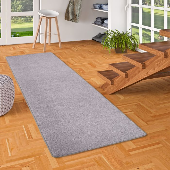Tapis Coureur Joy Velours Gris
