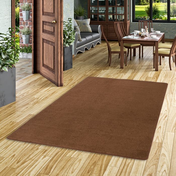 Tapis Joy Velours Brun