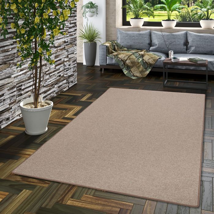 Natur Sisal-Optik Teppich Taff Braun