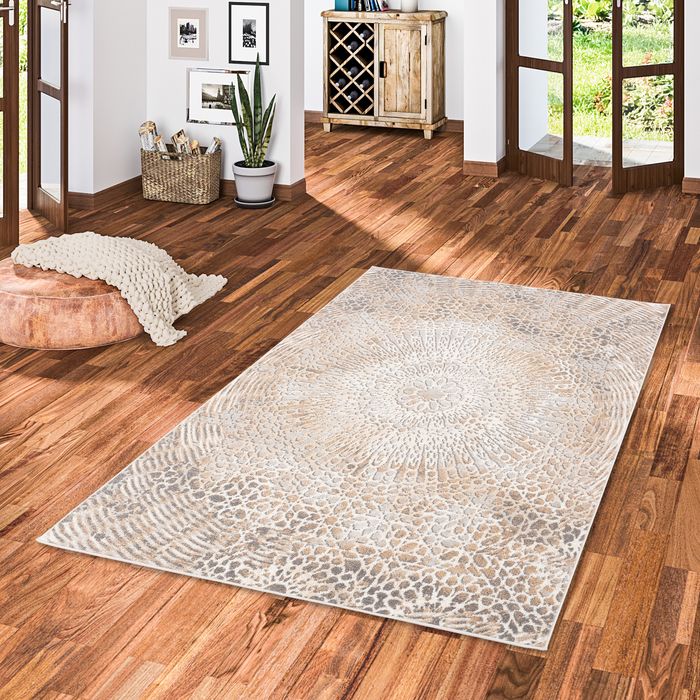 Designer Teppich Tawira Vintage Klassik Beige