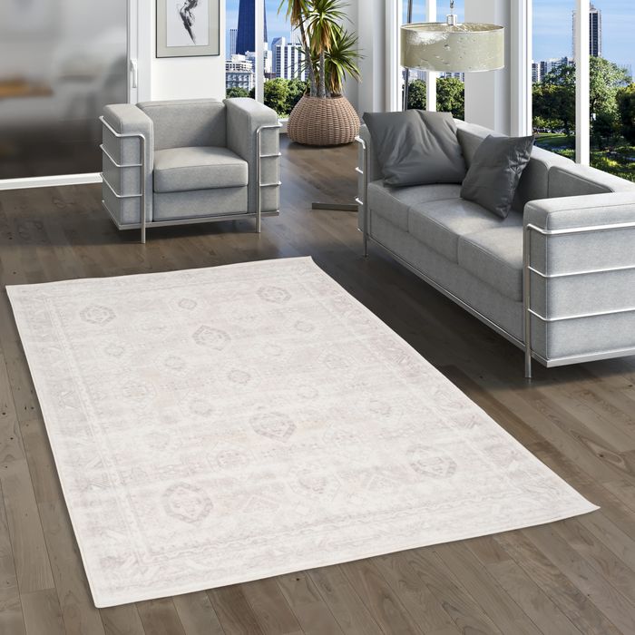 Designer Teppich Tawira Vintage Klassik Creme