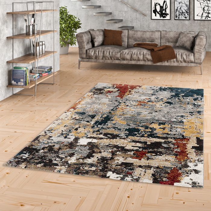 Designer Teppich Maui Modern Bunt Mix Verlauf