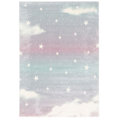 Kinder Teppich Maui Kids Pastell Wolkenhimmel