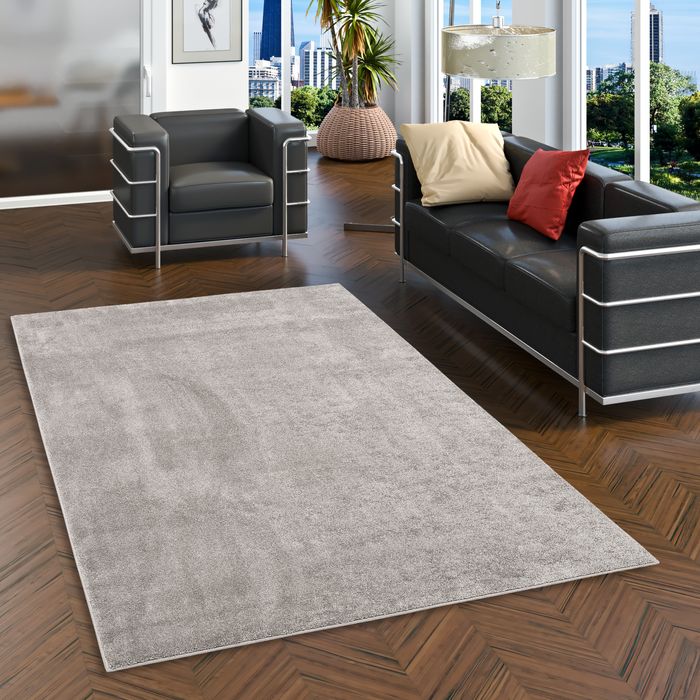 Luxus Soft-Velours Teppich Verona Anthrazit