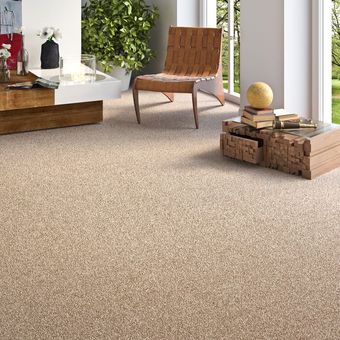 Hochflor Velours Teppichboden Luna Beige