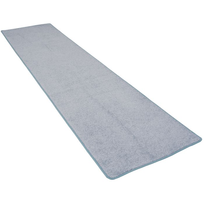 Luna - Tapis long couloir - Tapis en velours à poils longs - Bleu
