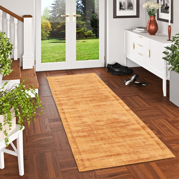 Roma - Tapis long couloir de luxe designer - Terre Cuite