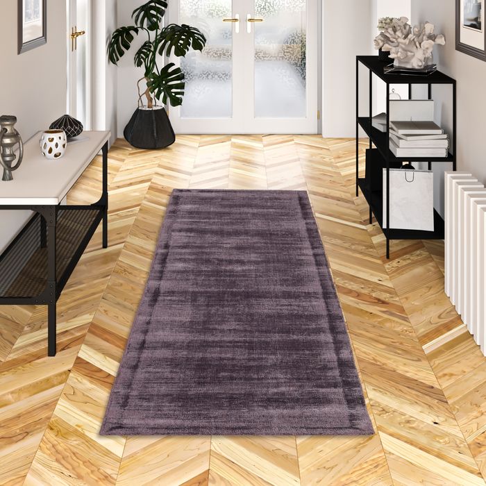 Roma - Tapis long couloir de luxe designer - Violet