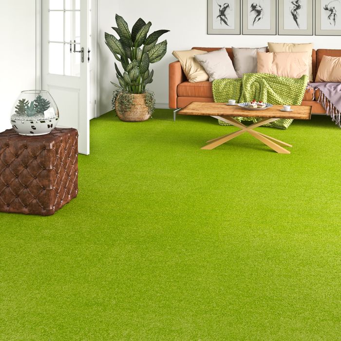 Trend Velours Teppichboden Joy Grasgrün