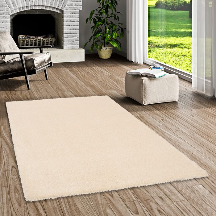Luxe Tapis à poils longs Harmony Crème