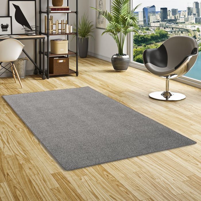Tapis Joy Velours Gris Chiné