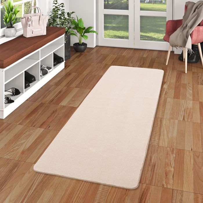 Tapis de passage velours haut luxe Touch Beige Meliert
