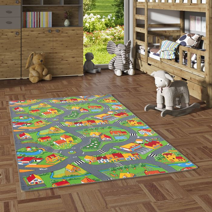 Tapis pour enfants et tapis de jeu | Grand choix de tapis de rue | Facile d'entretien et résistant à l'usure